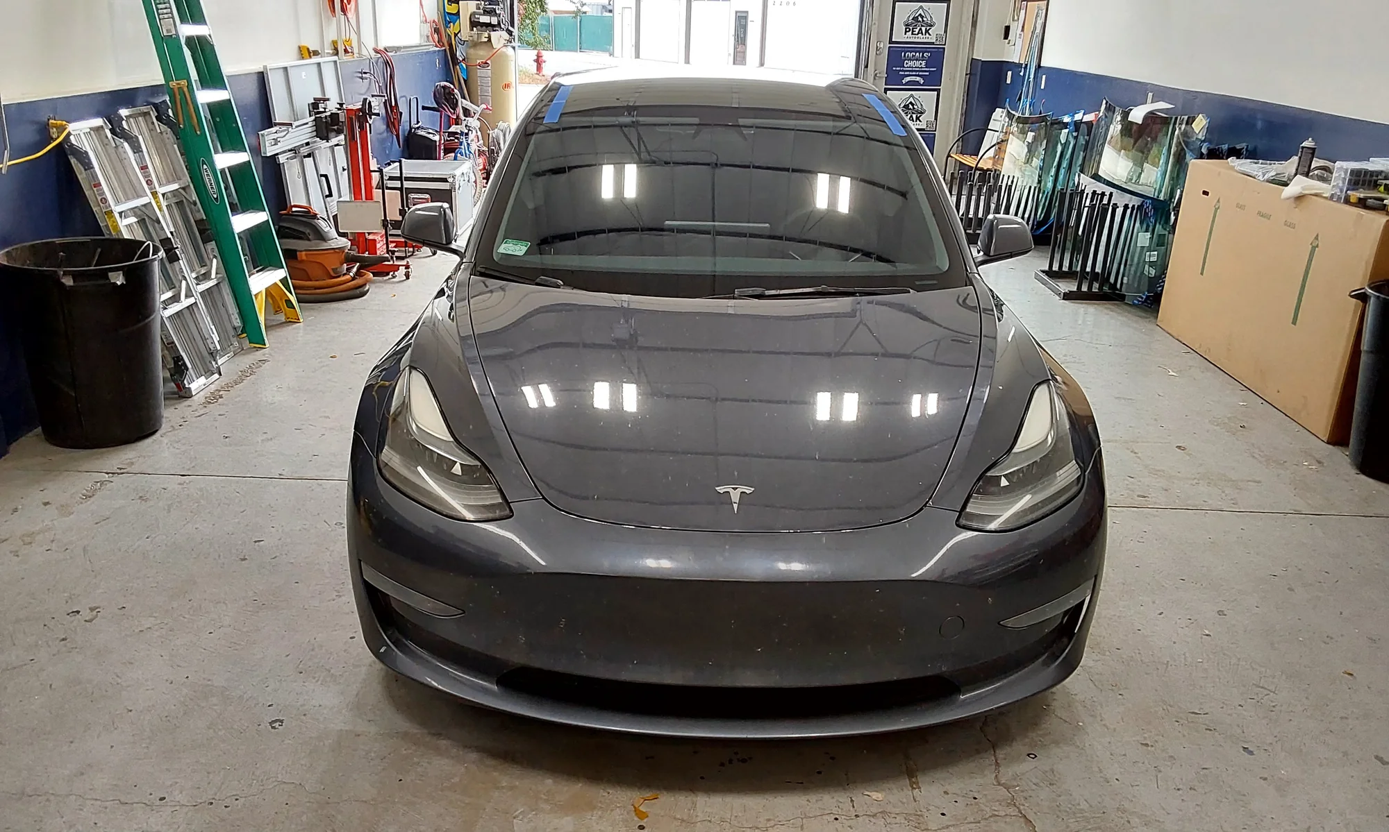 Tesla windshield repair